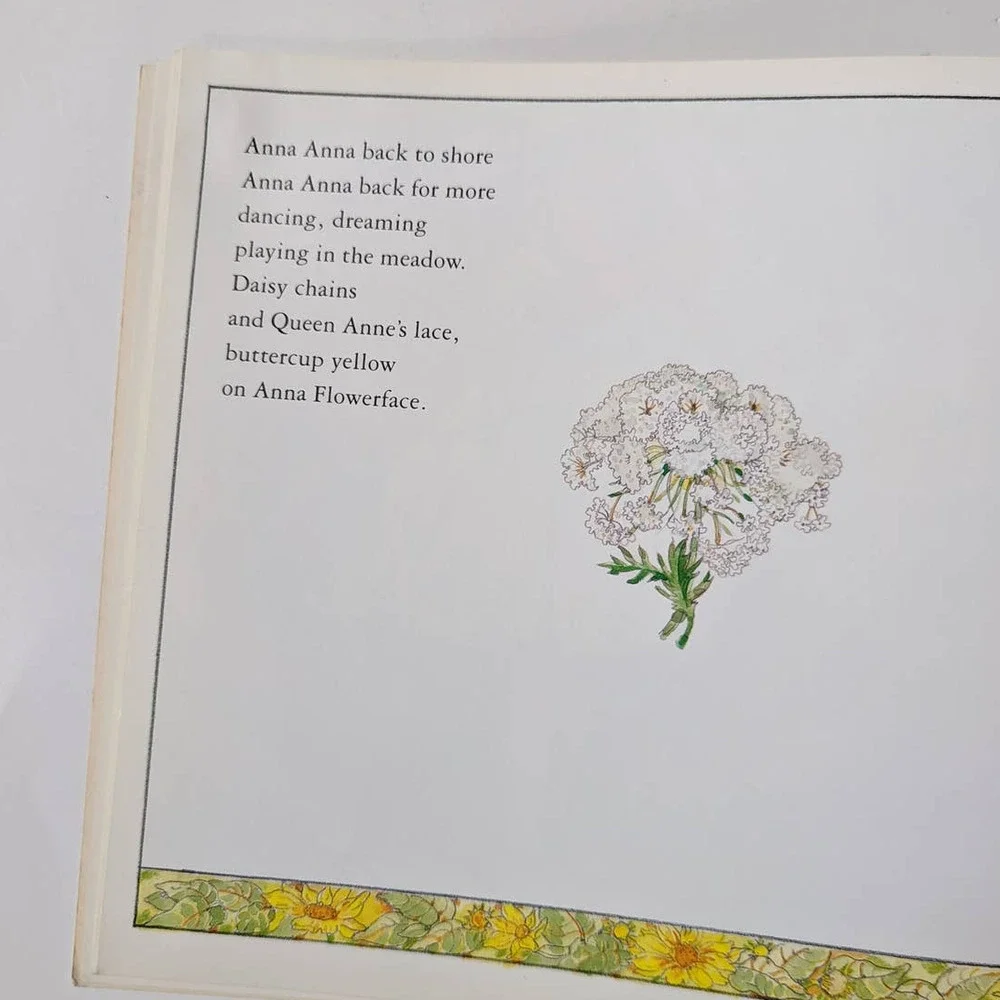Wild Wild Sunflower Child Anna (1991) by Nancy Carlstrom Vintage Softcover‎ Book